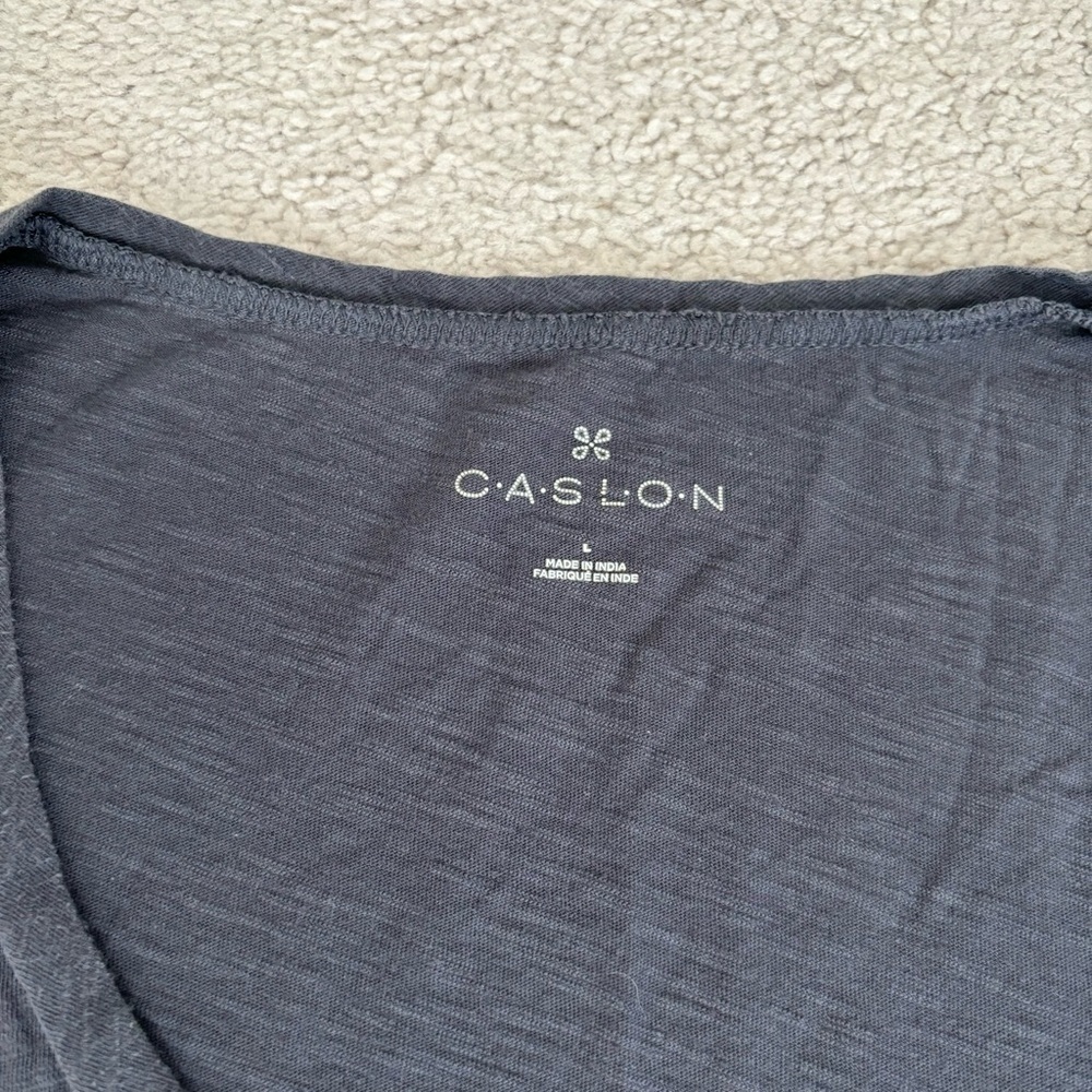 Caslon Women’s Cotton/Modal T-Shirt - Size L​ - Picture 4 of 5